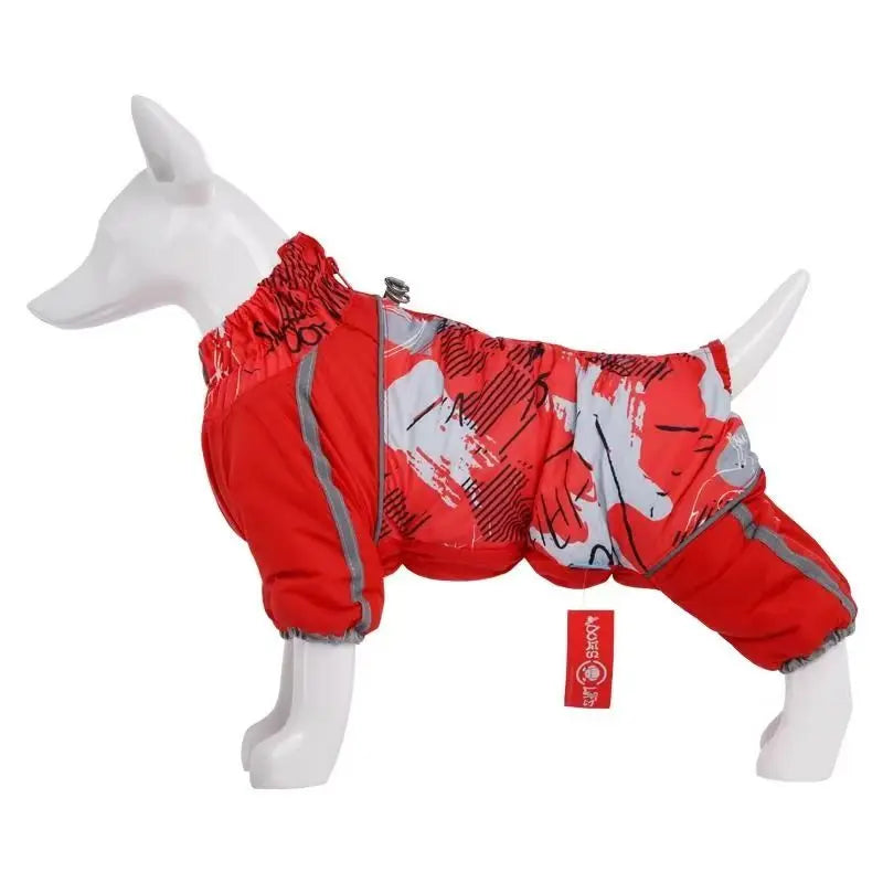 Dog Clothes Winter Soft Warm Puffer Dog Clothes for Small Dogs Boy/Girl Full-Cover Belly Pet Overalls Snow Suit York Dog Clothes Aye Doggies