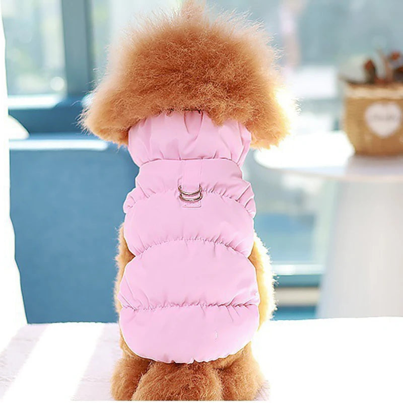 Dog Clothes With Warm Straps Cotton Jackets Pet Two-Legged Jackets Medium-Sized Dog Clothes Autumn-Winter Outfits Aye Doggies