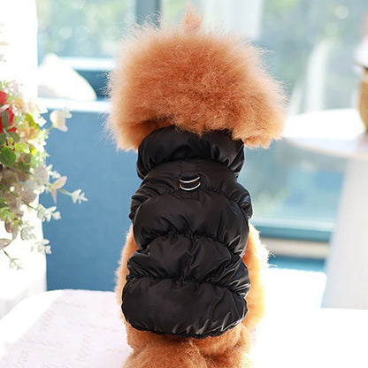 Dog Clothes With Warm Straps Cotton Jackets Pet Two-Legged Jackets Medium-Sized Dog Clothes Autumn-Winter Outfits Aye Doggies
