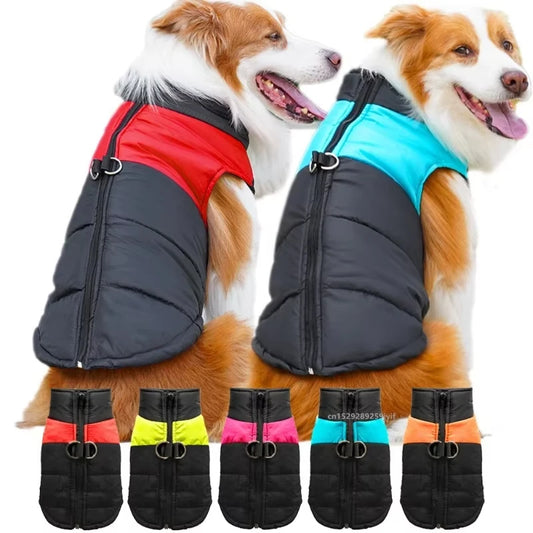 Dog Clothes for Autumn and Winter, Thickened and Warm, Windproof Dog Jacket, Cotton Vest, Pet Clothes Aye Doggies