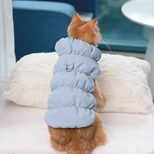 Dog Clothes With Warm Straps Cotton Jackets Pet Two-Legged Jackets Medium-Sized Dog Clothes Autumn-Winter Outfits Aye Doggies
